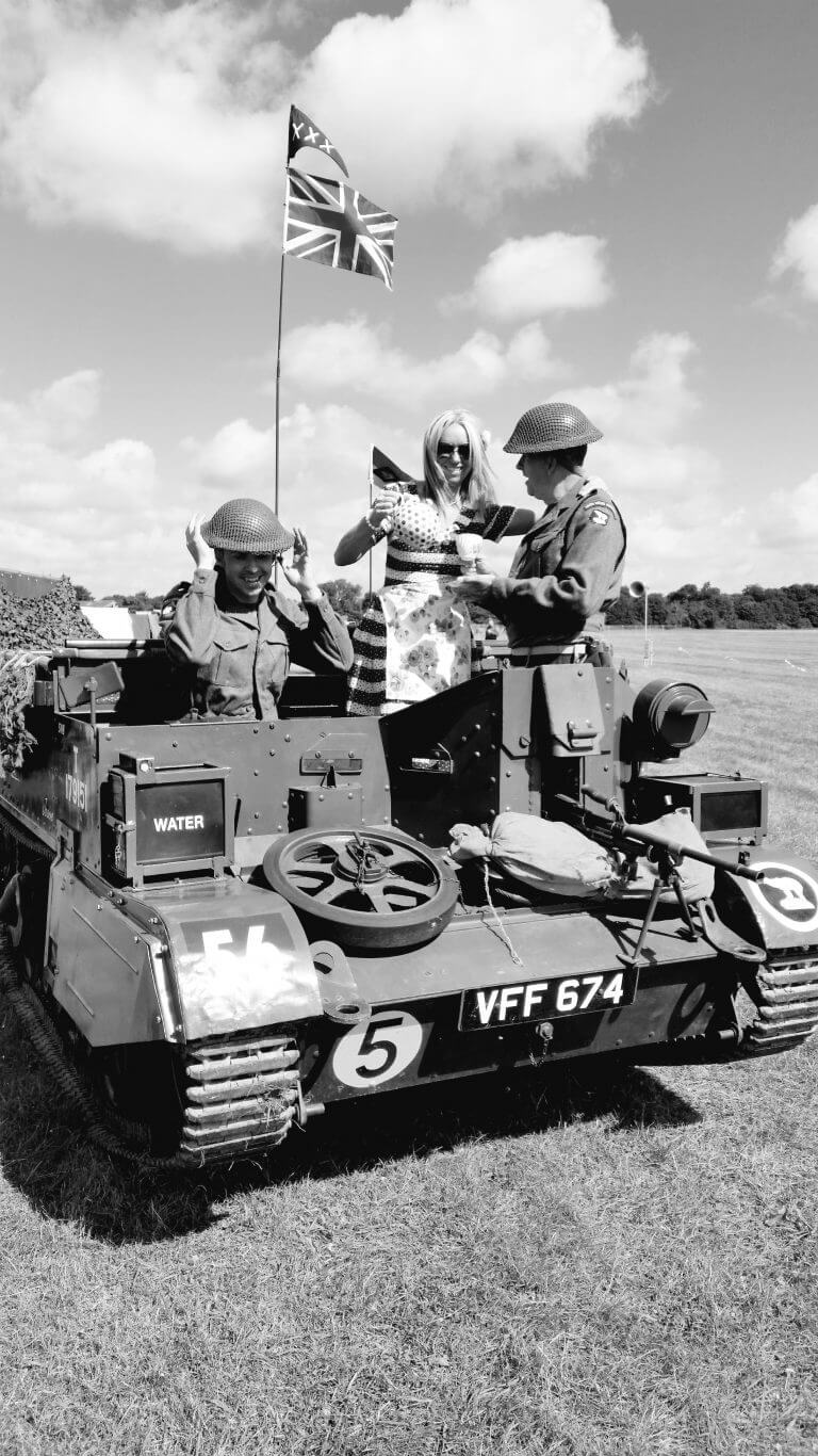 Picture of tea being served in tank