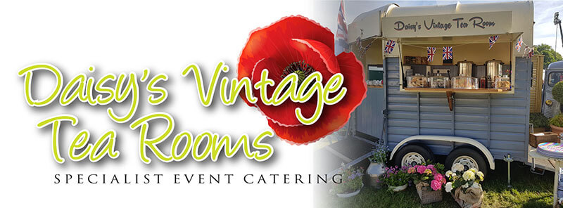 Daisy's vintage tearooms outdoors event catering for weddings in staffordshire